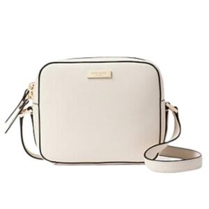 Kate Spade Off-White Camera Bag With Adjustable Strap